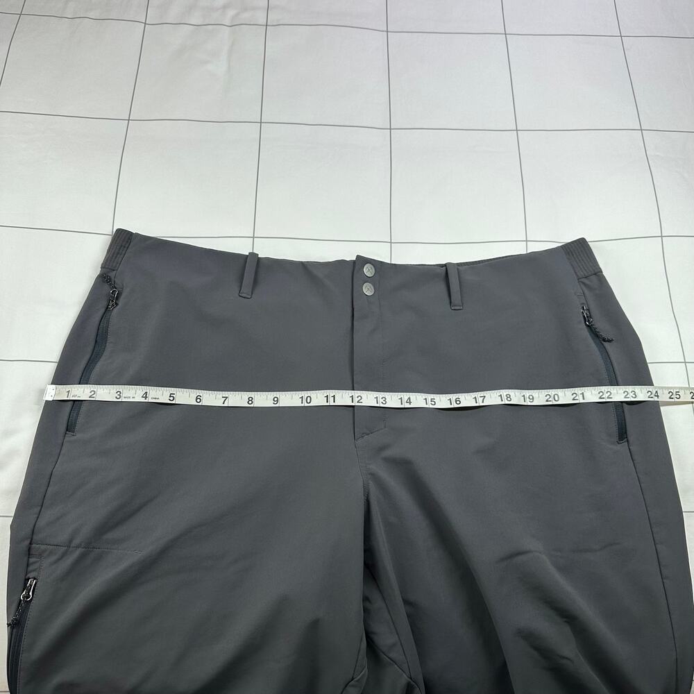 REI Co-op Pants Mens 2XL Gray Technical Hiking Cargo Zipper Pockets 176644 Camp - Picture 9 of 13
